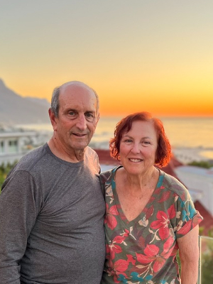 Joanne and Johnny in Cape Town