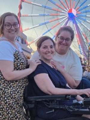 This is my sister Melissa.  I fight ALS for her, alongside the rest of our family.