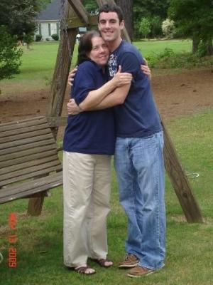 Mrs. Linda & Aaron.