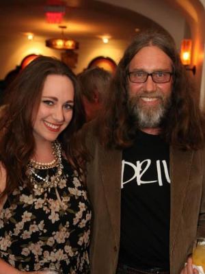 Me and my dad, Mickey "Shy Tuna" Johnston
